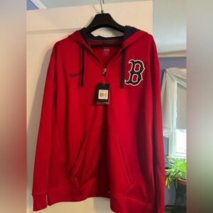 Carl Banks Boston Red Sox quarter zip pullover size XXL, sewn on B  LIKE NEW